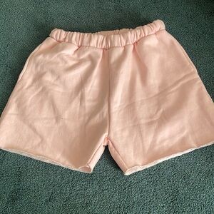 Baby pink shorts
